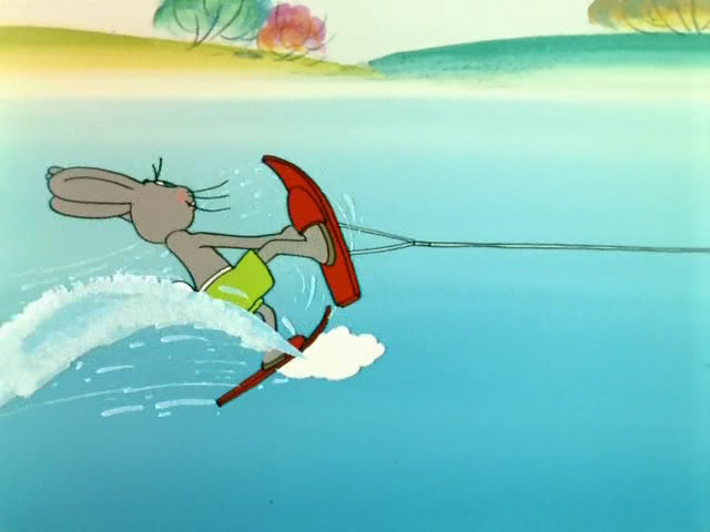 Заяц в ластах. Волк из ну погоди на водных лыжах. Заяц плывет. Заяц на водных лыжах. Заяц в воде.
